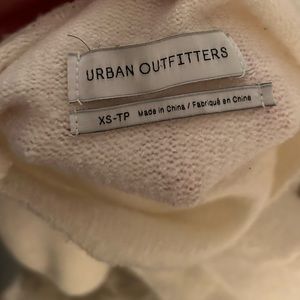 Cream urban outfitters oversized sweater